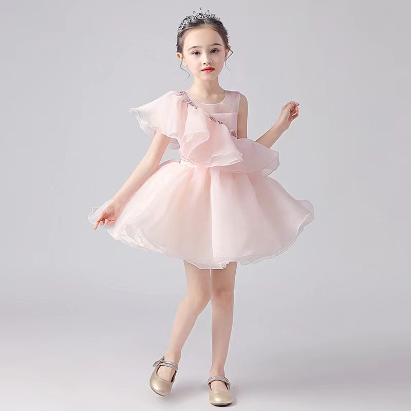 Abito da principessa in tulle per bimba vestito cerimonia_voghion.com