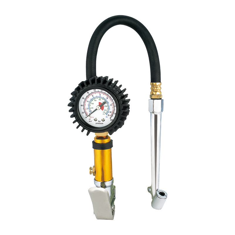Pistola de presión de neumáticos personalizada manifiesta digital de neumáticos manómetro de neumáticos inflado herramienta de inflado para detectar manómetro de neumáticos manómetro