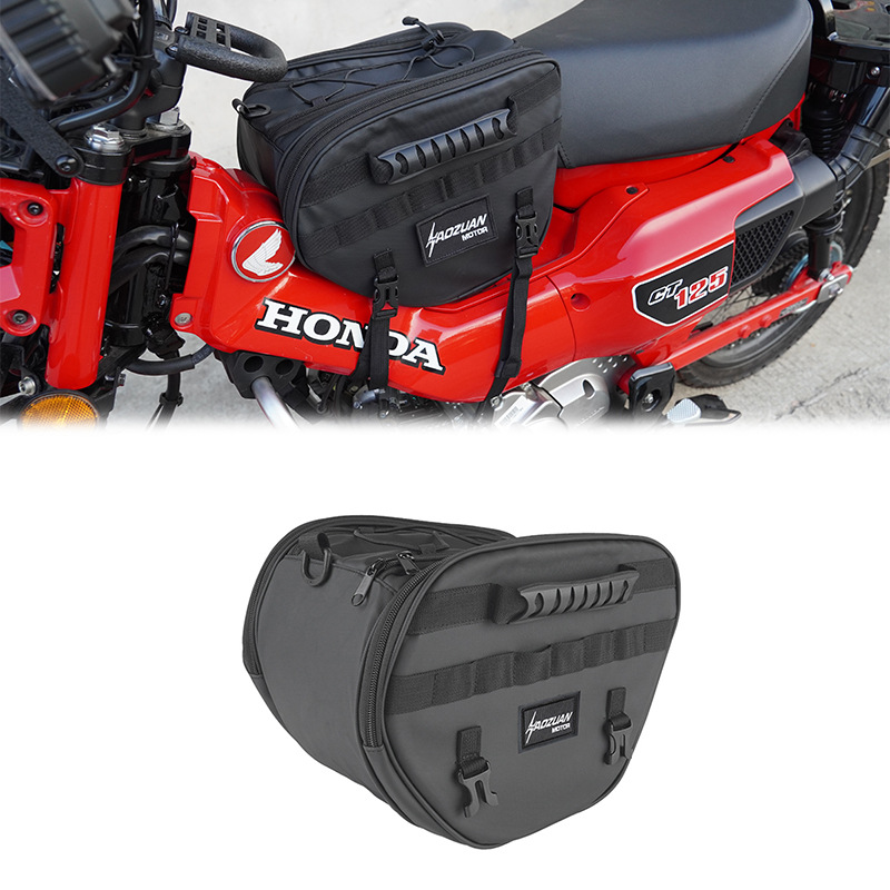 Suitable for Honda Cub Cc110 Motorcycle Modification Mid-Mounted Bag, Cub Ct125 Curved Beam Quick-Release Large-Capacity Bag