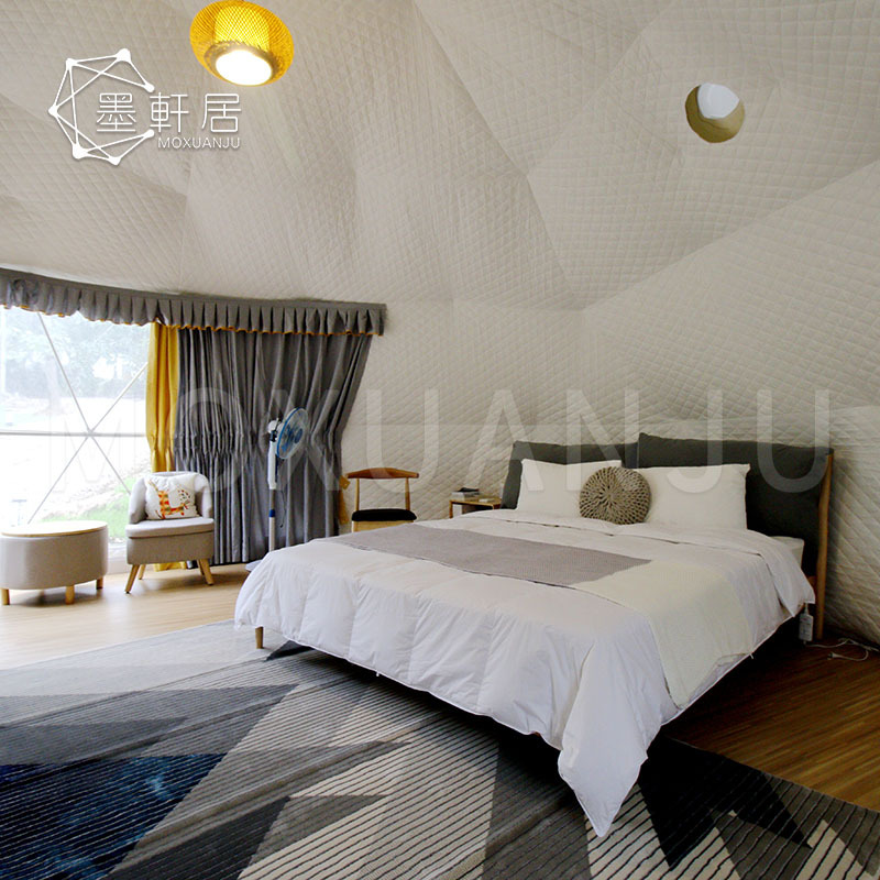 户外露营网红创意民宿酒店帐篷山地观星球形篷房泡泡屋篷房厂家