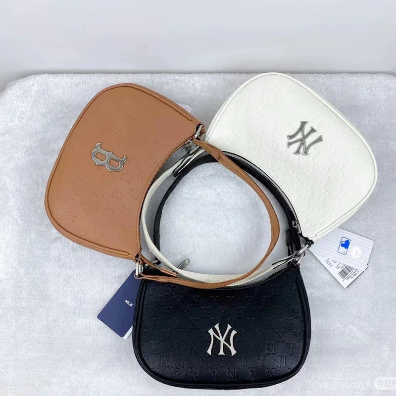 Летняя MLB, ретро стильная универсальная ручная подмышечная сумка на одно плечо, Южная Корея