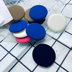 Direct factory supply gas cushion powder puff non-latex wet and dry two-use BB cream round sponge powder puff cosmetic tool with logo