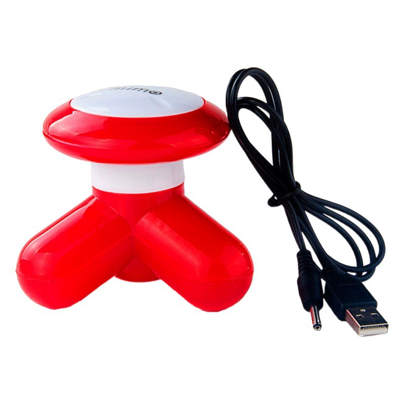 Многофункциональный Вибрация всего тела Мини-маленький массажер бытовой USB-подключаемый портативный Электрический треугольный акупунктурный инструмент