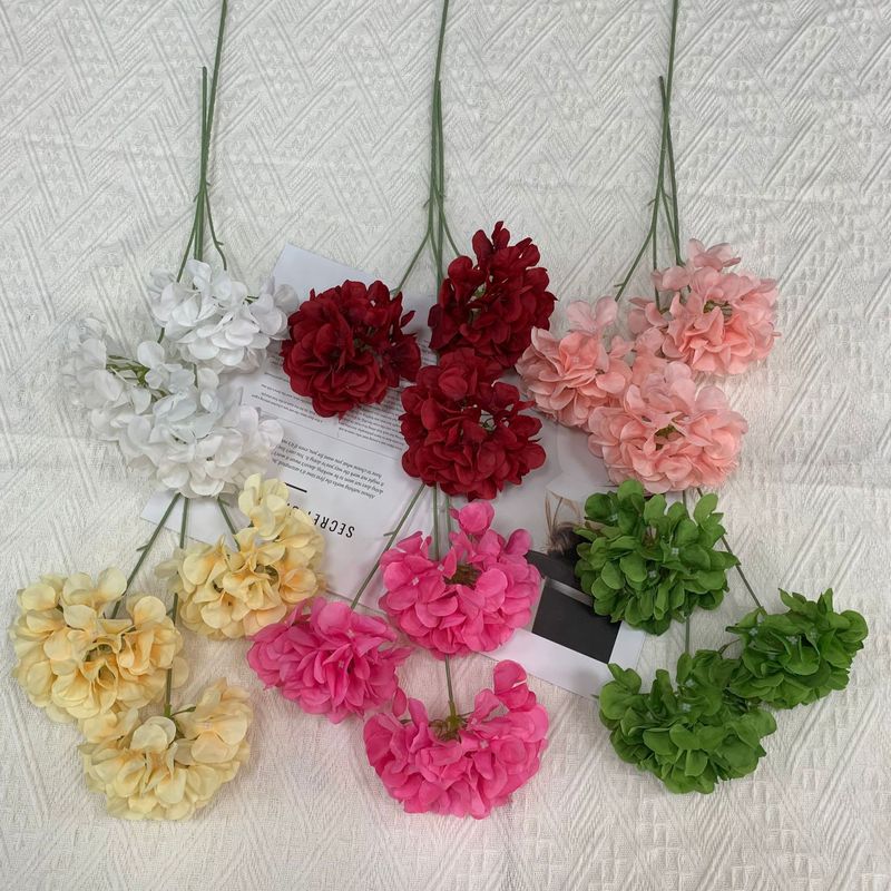 3头绣球仿真花户外婚庆婚礼背景墙装饰花材家居客厅摆件花装饰|undefined