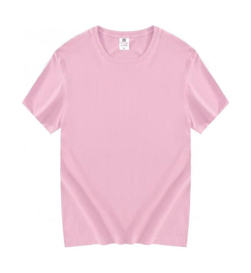 Tiger 180G peinado algodón de cuello redondo T-shirt de manga corta impresión de verano coreano ropa de trabajo de hombres y mujeres camisa publicitaria personalizada