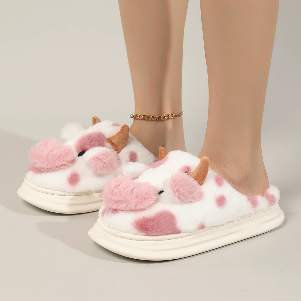 Трансграничная электронной коммерции Amazon в японском стиле осень-зима медленный отскок розовой коровы памяти губка волосатая пара крытый хлопок