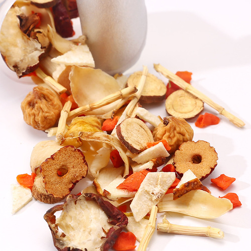 Small cans of bamboo cane, grass root, snow pear tea, no-cook material package, sugar cane, dried water chestnuts, summer combination health-preserving Cantonese-style herbal tea