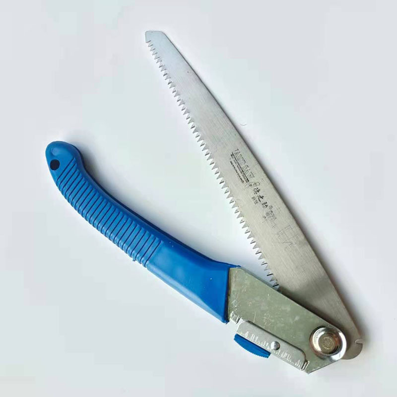 厂家供应德之助270折叠锯 果树锯修枝锯园艺锯 9元9百配货兰折叠