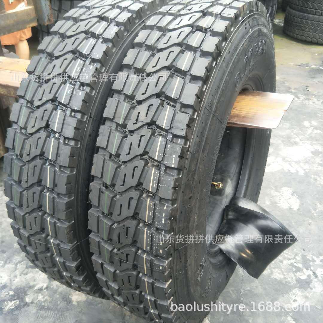 矿山轮胎  中块花纹 9.00R20  载重卡车 货车钢丝轮胎900R20