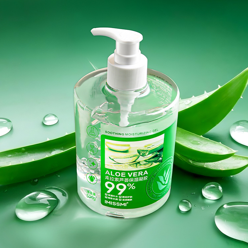 500g Wholesale Gel Mask, Dropshipping Wholesale, Curaçao Aloe Vera Gel Large Bottle, Affordable and Suitable for Both Men and Women