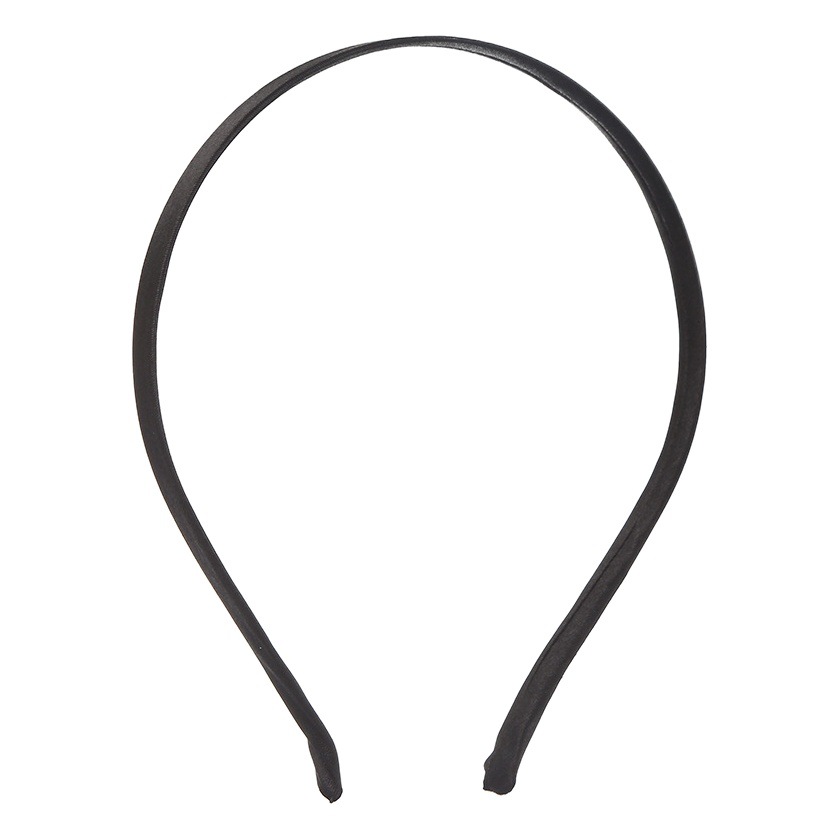 Multi-specification Black DIY Hair Hoop Accessories Toothless Cloth Solid Color Fine Hair Hoop All-match Simple Hair Hoop