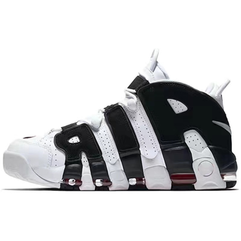 New Putian Shoes Version Pippen Big Air Black and White Panda Air More Uptempo Men's and Women's Basketball Shoes