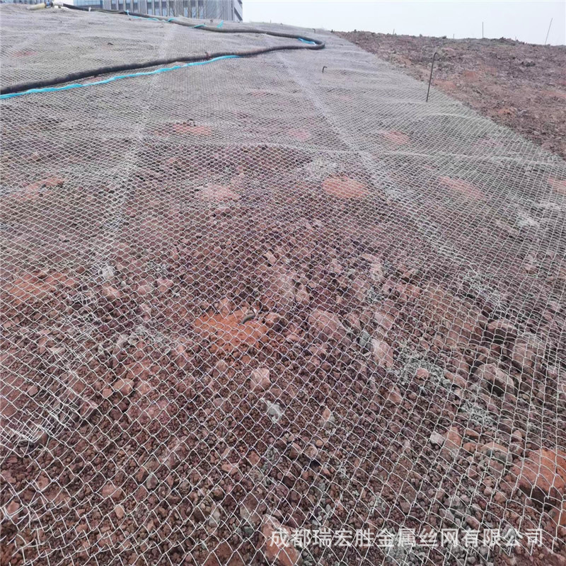 成都镀锌勾花网厂家 菱形铁丝网 护坡绿化铁丝网 路基绿化钢丝网