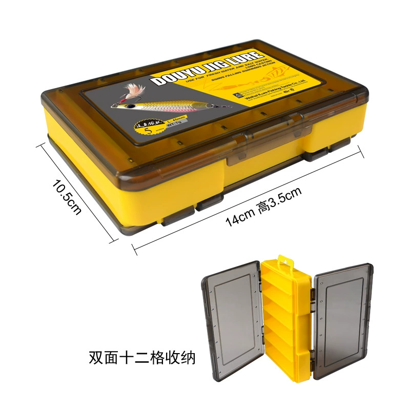 爱路亚 Funny Fish Board Set Luya Bait Far Metal Feather Hook Small Bait Cross -border E -commerce