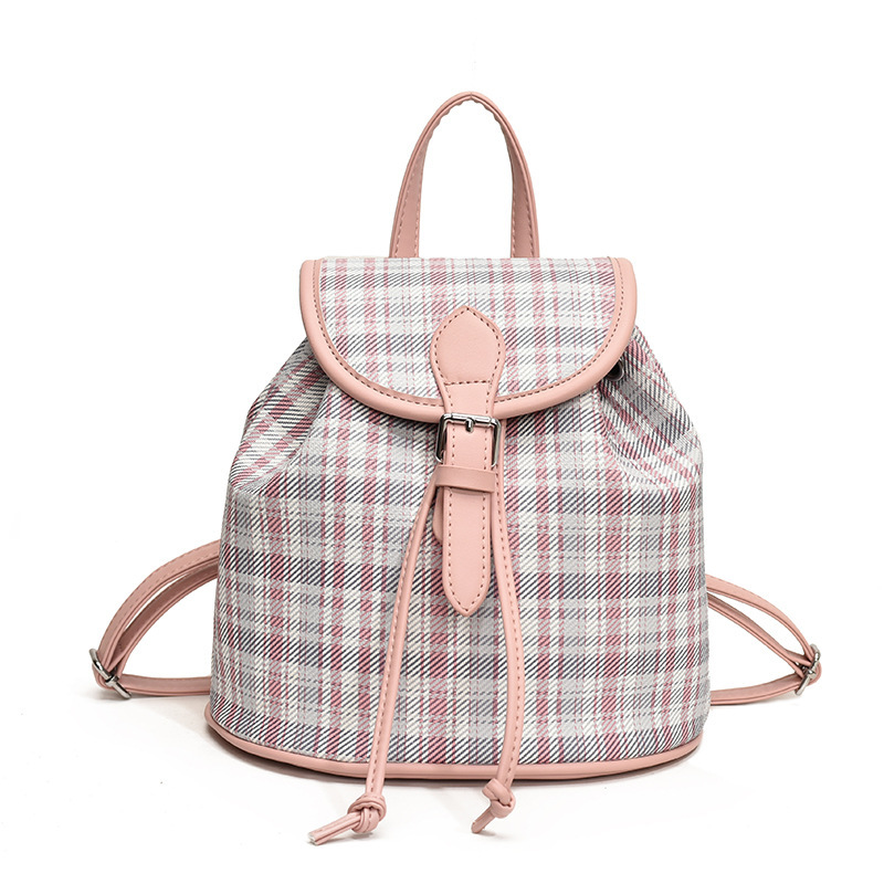 Backpack for women, fashionable niche design, hand-held Korean version backpack, high-end feeling, bucket bag, trendy_voghion.com