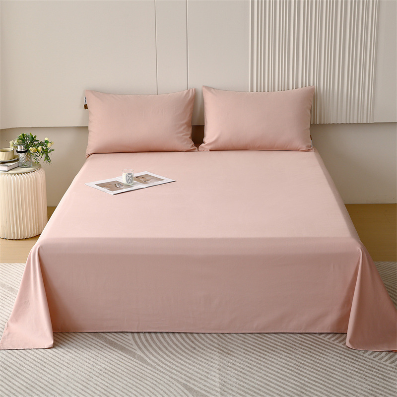 Sábanas de algodón moderno simple 100% sábanas de algodón monocolor sábanas de algodón madre y bebé sábanas de algodón