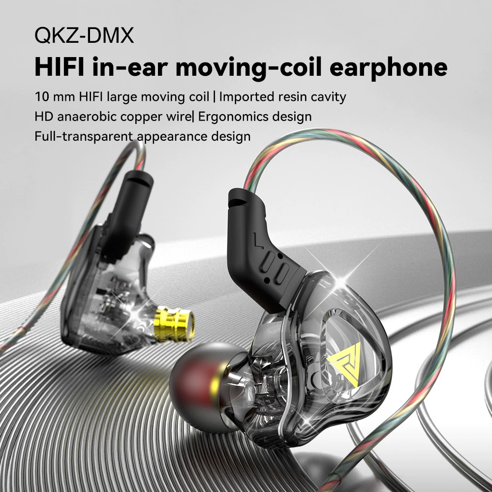 QKZ AK6-DMX in-ear headphones HIFI Motor Motor Heavy Bass Music Mobile Headphones
