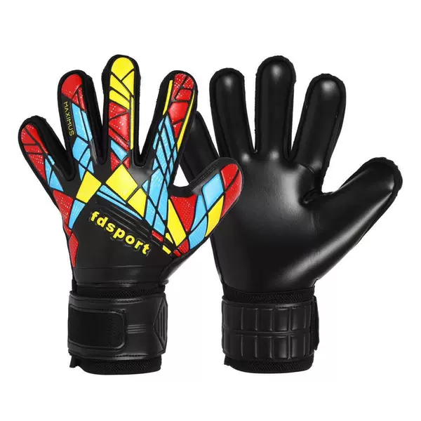 Goalkeeper gloves for football games and training, finger protection, anti-slip, wear-resistant goalkeeper gloves, hand protection gear