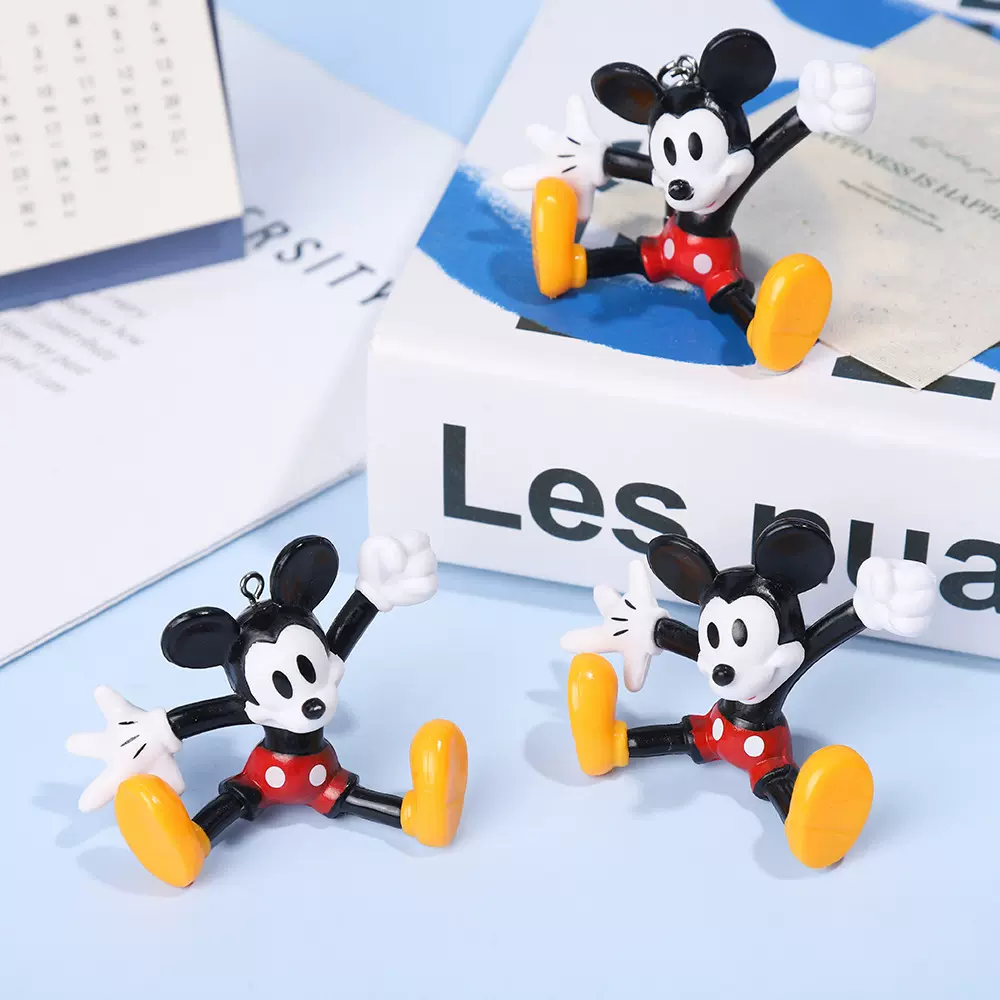 外贸热款卡通米奇公仔摆件经典款可爱开心老鼠汽车钥匙扣包包挂件