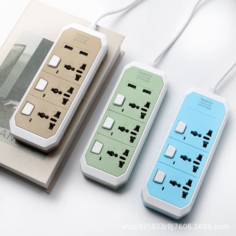 253 # 5metro un conector un interruptor enchufe de comercio exterior LOGO placa de conexión