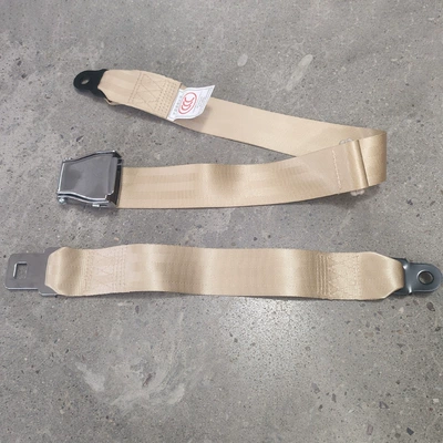 Car seat belt Safety Belt for Passenger Buses - beige-airplane-seat-belt