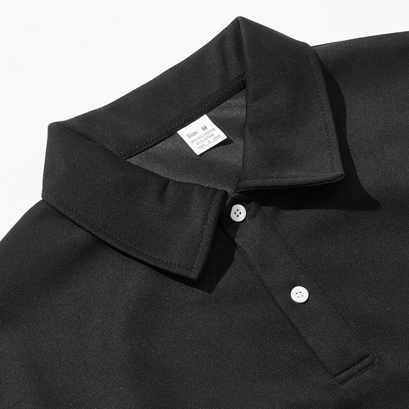 Herrenbekleidung Revers-Sweatshirt für Herren, locker bedruckt, Poloshirt mit kleinem Etikett, vielseitige Pullover-Sportbekleidung_voghion.com