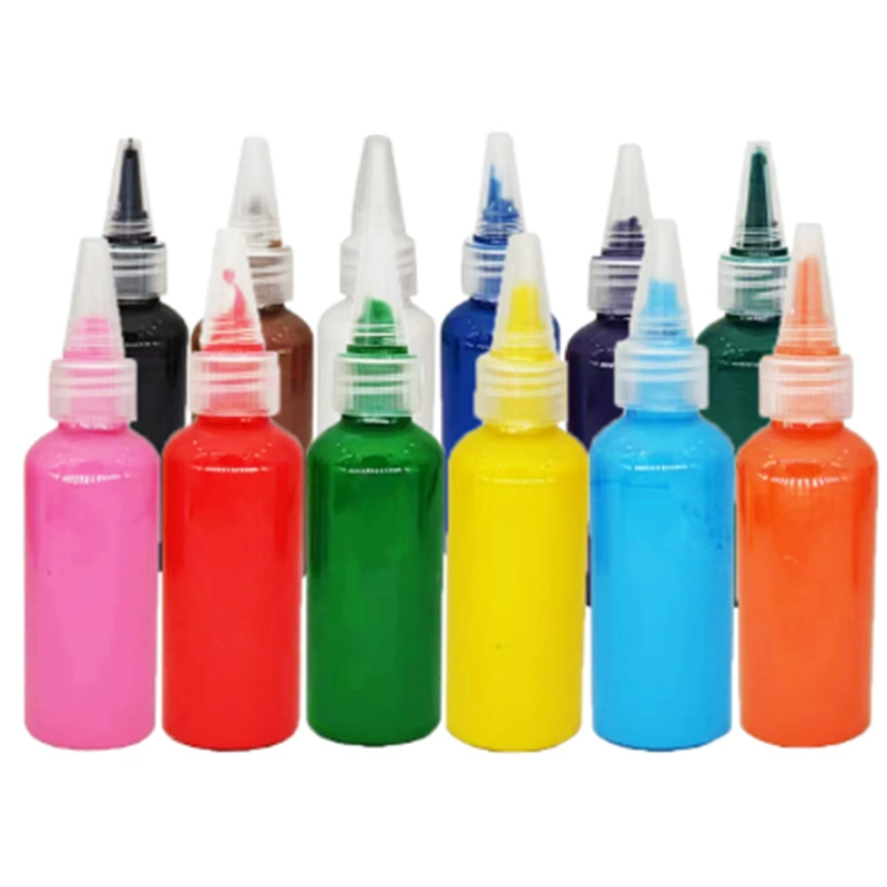 60 мл мойки краски 12 цветов акварель гуашь акриловая живопись краски для детей DIY граффити мойка пальцами роспись лица