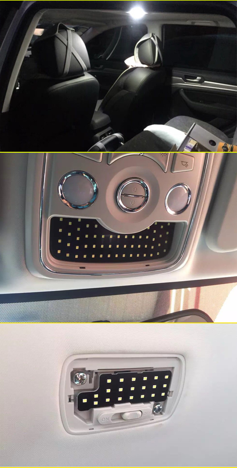 Suitable for the Great Wall Haval H6, specialized LED reading light for modification into H2S interior roof lighting