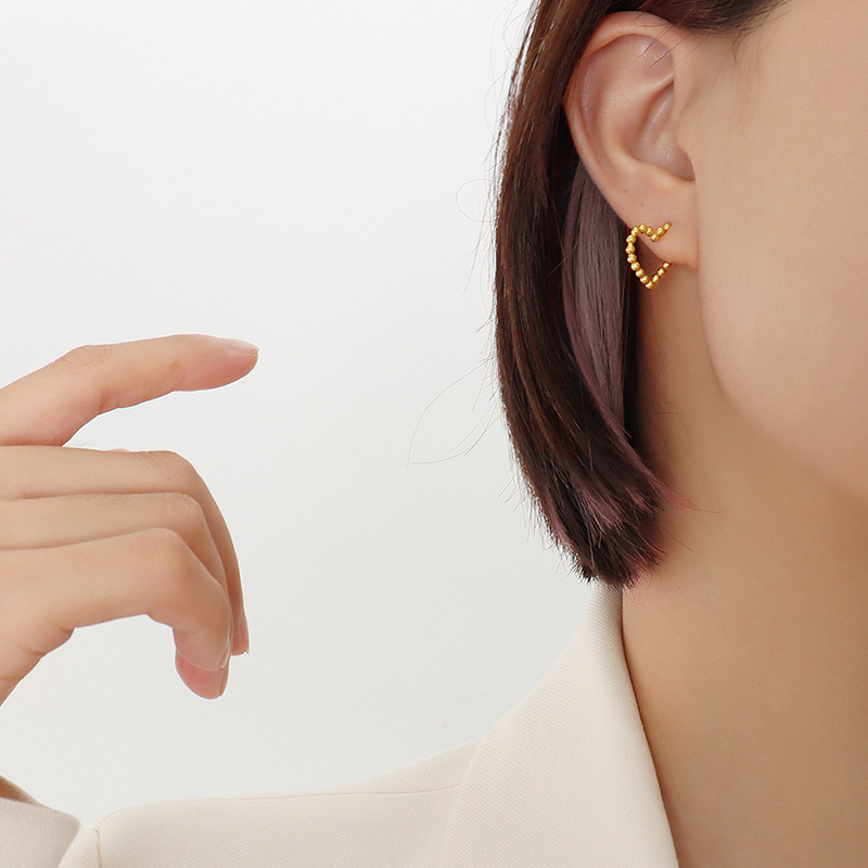 Geometric earrings stainless steel