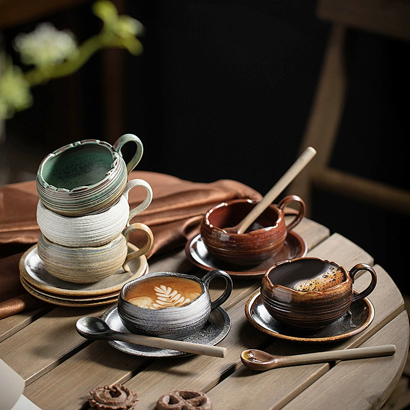 Retro coffee creative high quality set