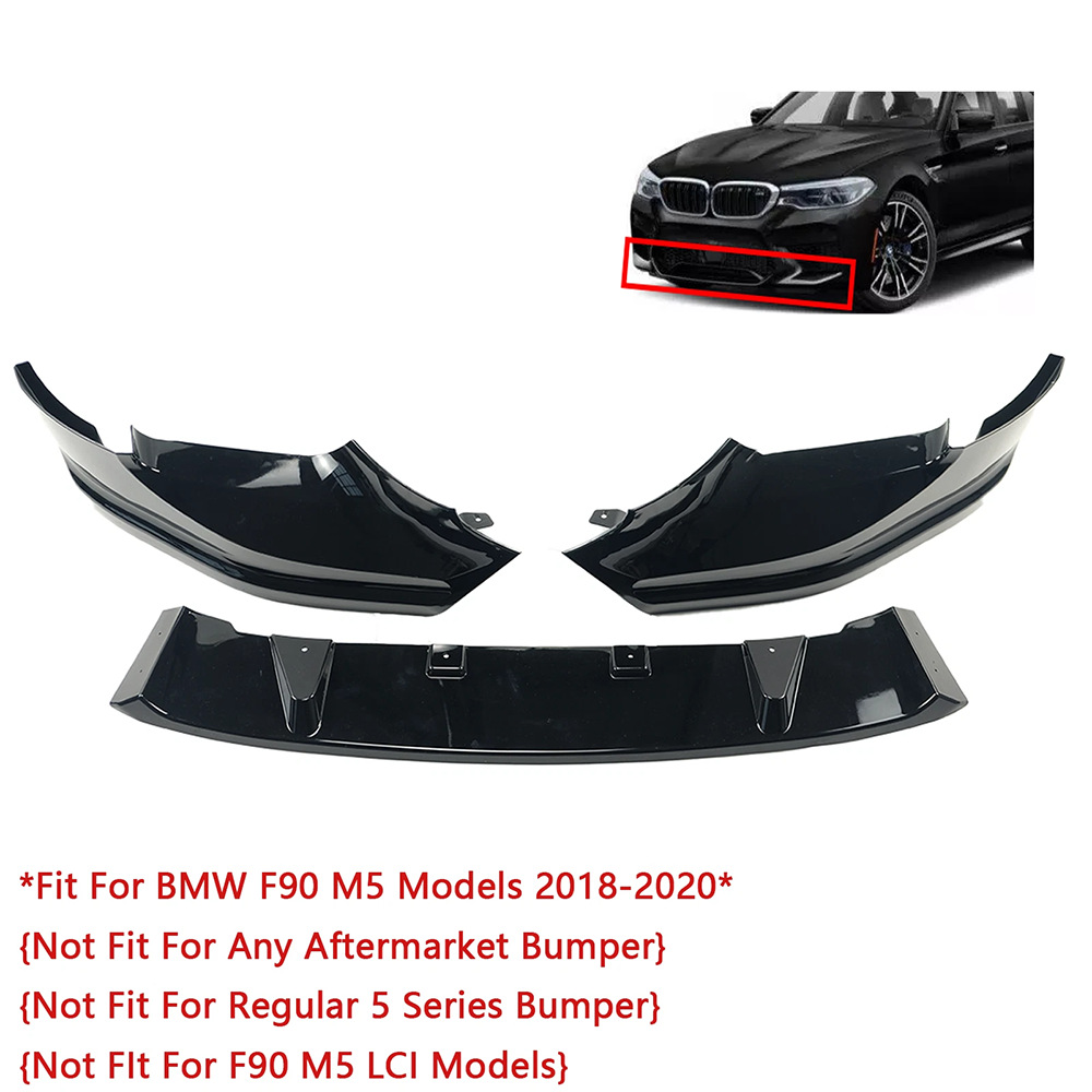 Suitable for Bmw 5 Series F90 M5 Front Lip 3D Front Lip Three-Stage Front Lip Small Surround Kit 18-20