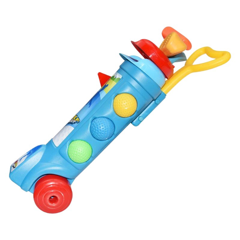 Venta caliente de los niños padres-niño práctica traje de golf interior y al aire libre deportes pelota juguetes al aire libre