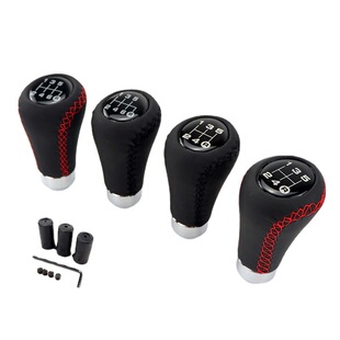 Suitable for car modification Universal 5 6-speed gear head gear handle head shift handball leather wave stick head