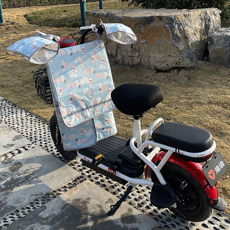 電動車車擋風被夏季摩托車分體防曬罩薄款防水防風防雨小春秋四季