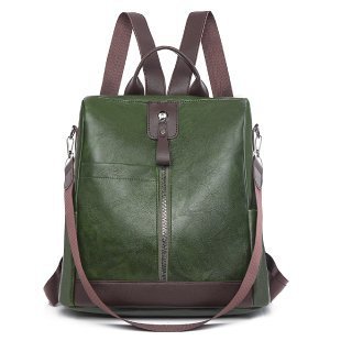 Mochila de mujer transfronteriza moda nuevo bolso de cuero PU europeo y americano retro ocio mochila de viaje al aire libre bolso antirrobo