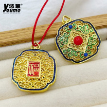 18K��������οո��Ʒ��ε�׹�Ӻ�����diy������Ʒͭ��Ҽ���