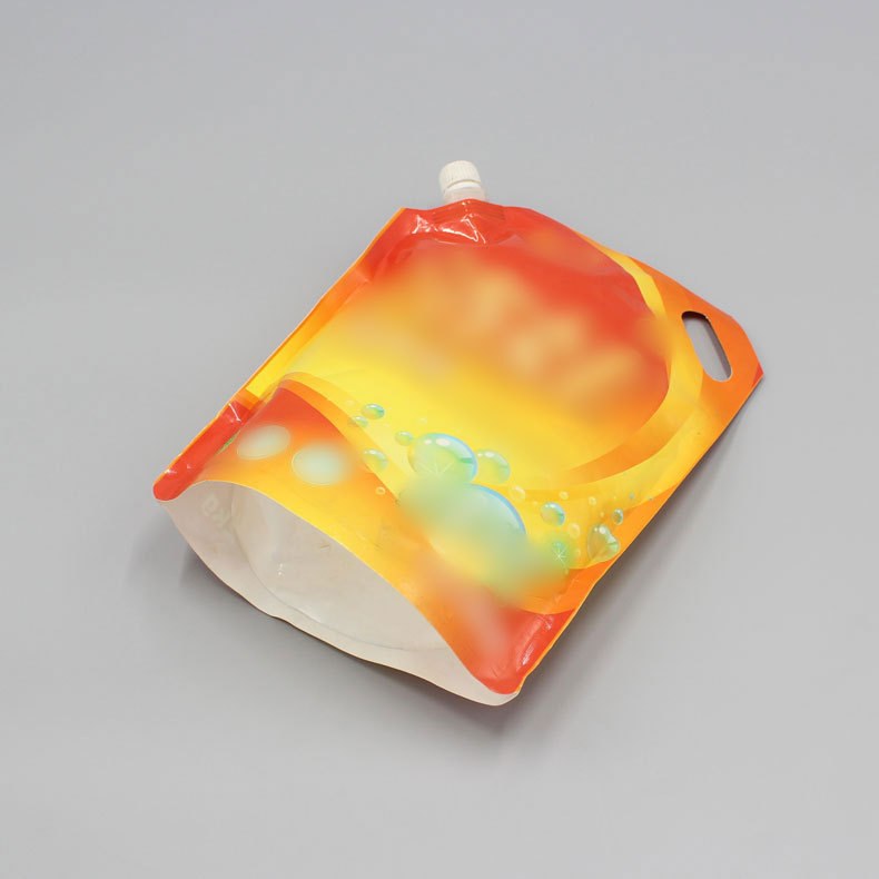 厂家生产洗衣液袋批发洗涤用品吸嘴袋定做来图来样免费设计可混批