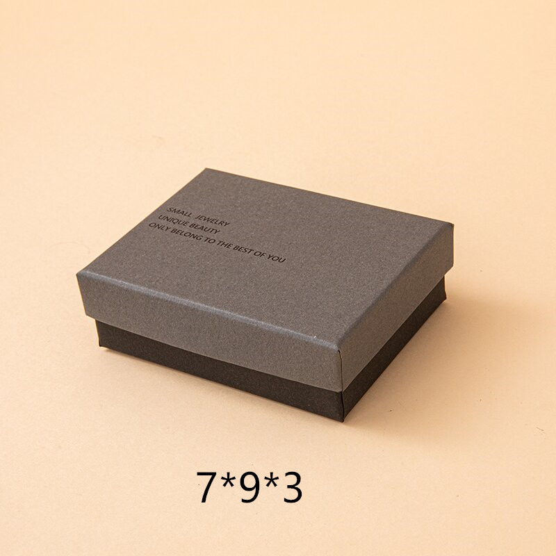 Fabricante en stock Luz de lujo gris negro joyería caja de joyería collar pendientes anillo pendientes pulsera caja de joyería