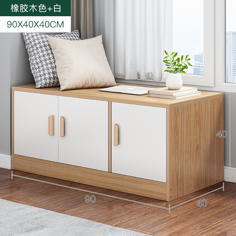 Gabinete de almacenamiento de la ventana de la Bahía Gabinete de la ventana de la Bahía armario gabinete de piso gabinete bajo simple moderno sentado de pie gabinete de almacenamiento en el hogar