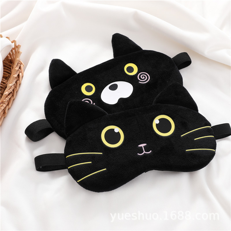 Hombres y Mujeres paquete de hielo siesta sombreado máscara de ojo de hielo Nuevo lindo dormir máscara de ojo gato de dibujos animados dinosaurio pollo