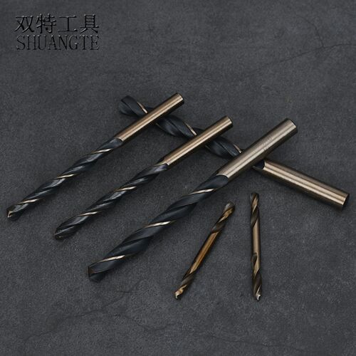 Factory direct sales high speed steel 4341 black jute twist drill bit stainless steel open iron twist drill bit steel plate iron plate