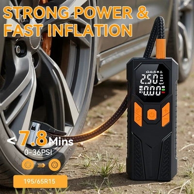 Car Air Pump Dual-Screen – Hava nasosu