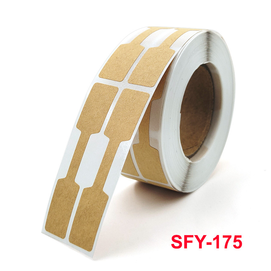 500개 스티커 | 롤 쥬얼리 가격 장식 천연 크래프트 종이 수제 스티커 라벨