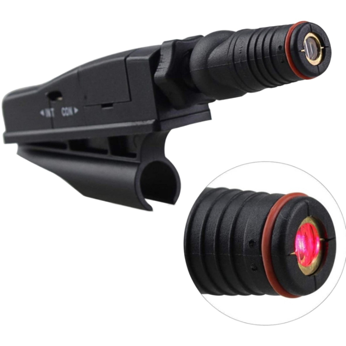 Golf putter vista barra de empuje mira láser golf putter auxiliar corrección infrarroja entrenador