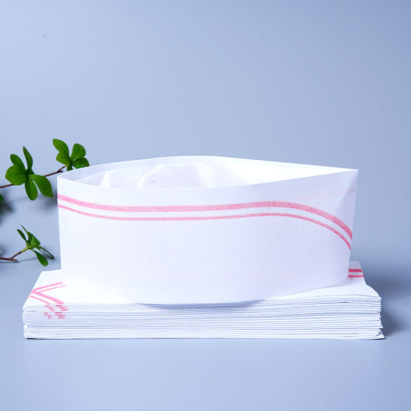 一次性厨师帽无纺布酒店厨师帽高帽男女士餐饮工作帽帽子卫生餐饮