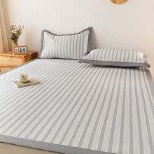 A类冰藤席冰丝凉席三件套空调软席子夏天可机水洗折叠婴儿草竹席