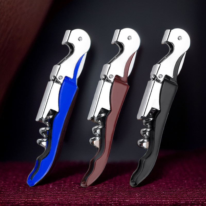 Red Wine Bottle Opener Multifunctional Beer and Wine Cap Opener Stainless Steel Seahorse Knife Portable Portable Opener