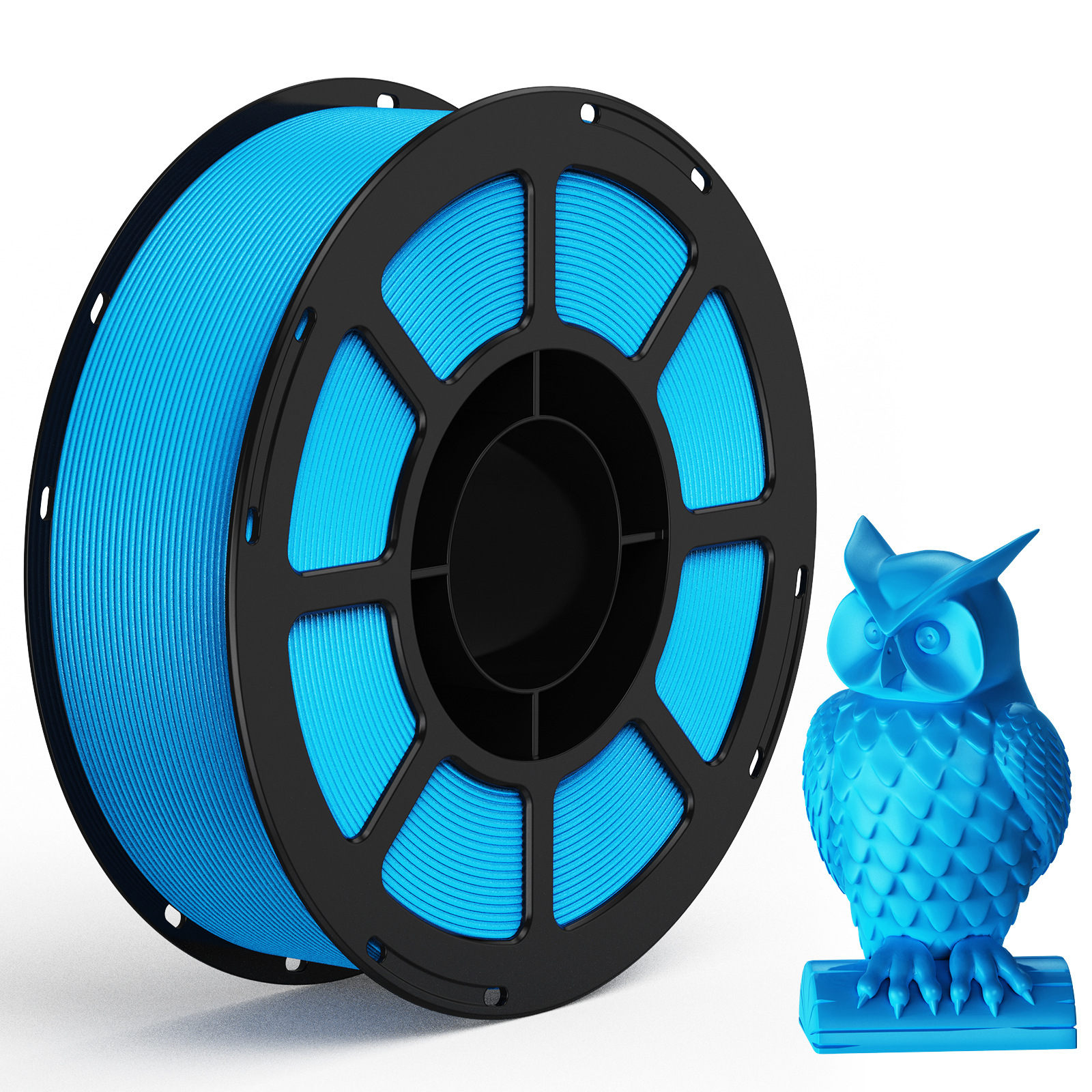 Coredi 3D Printer PETG Material consumible Impresión de alta velocidad 1,75 mm Cinta plana limpia degradable 1KG