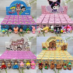 泣いている子供のカピバラ布ブラインドボックスのぬいぐるみのストラップは、かわいいストラップの子供のプレゼントを推測します