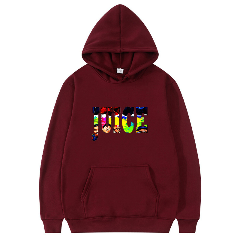 Tupac Hoodies Men Fashion Juice O-neck Long Sleeve Sweatshir